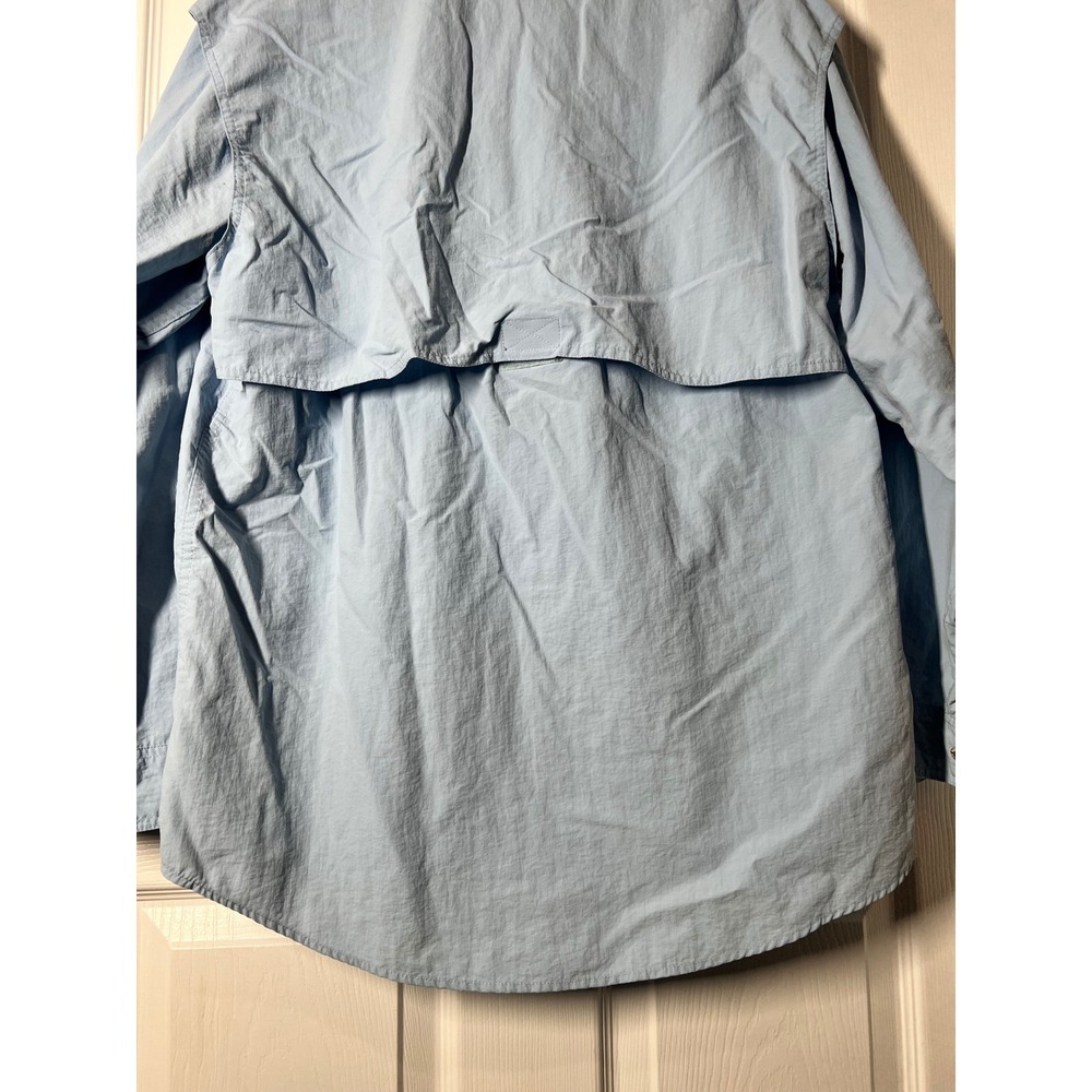 Magellan Sportswear Long Sleeve Vented Fishing Shirt (Size L) Light Blue - Picture 6 of 6
